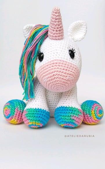 Unicórnio de Crochê Amigurumi