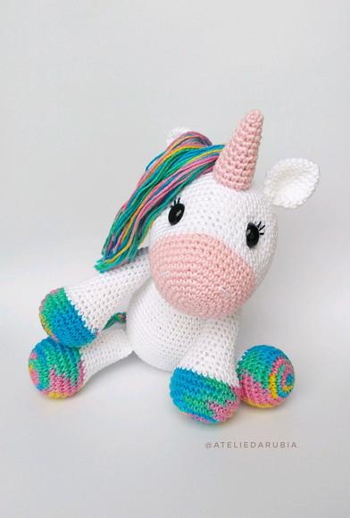 Unicórnio de Crochê Amigurumi
