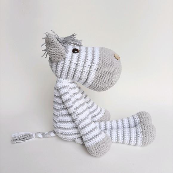 Zebra de Crochê Amigurumi
