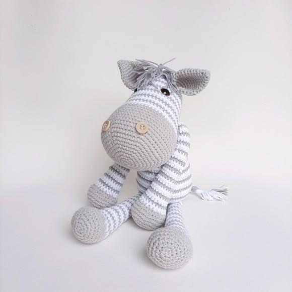 Zebra de Crochê Amigurumi