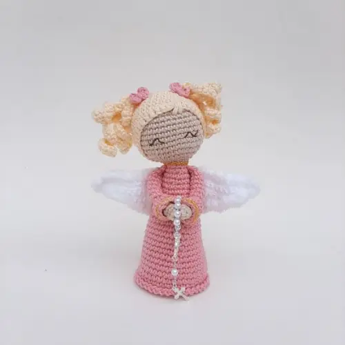 Anjinha da Guarda de Crochê Amigurumi