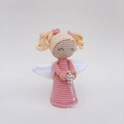 Anjinha da Guarda de Crochê Amigurumi