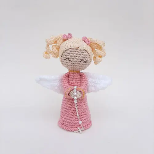 Anjinha da Guarda de Crochê Amigurumi