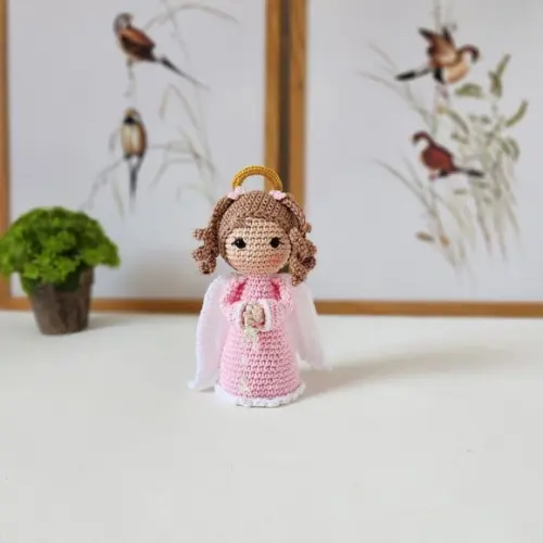 Anjinha da Guarda de Crochê Amigurumi