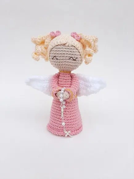Anjinha da Guarda de Crochê Amigurumi