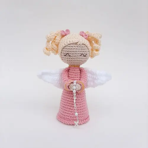 Anjinha da Guarda de Crochê Amigurumi