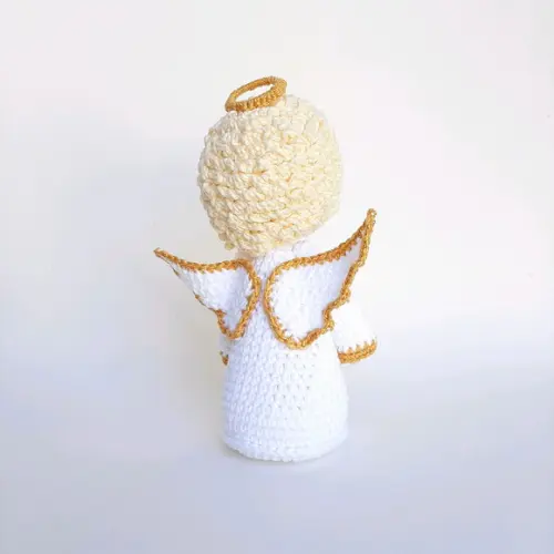 Anjinho da guarda de crochê Amigurumi