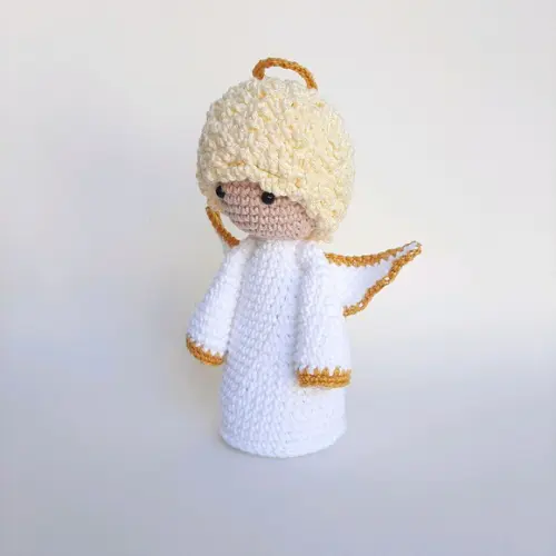 Anjinho da guarda de crochê Amigurumi