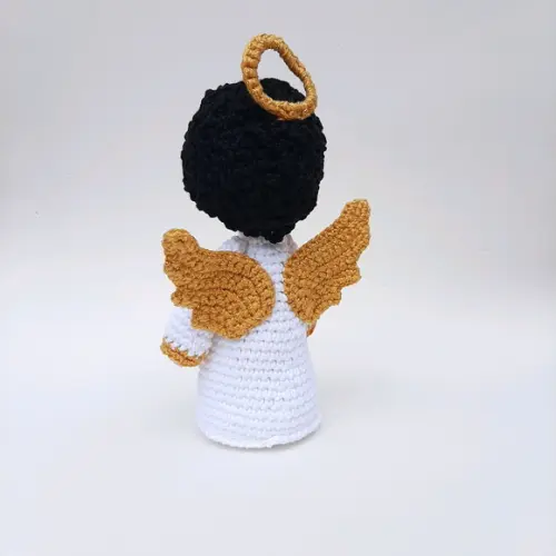 Anjinho da guarda de crochê Amigurumi