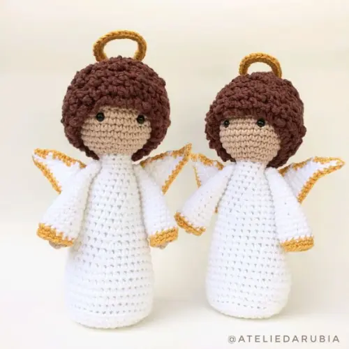 Anjinho da guarda de crochê Amigurumi