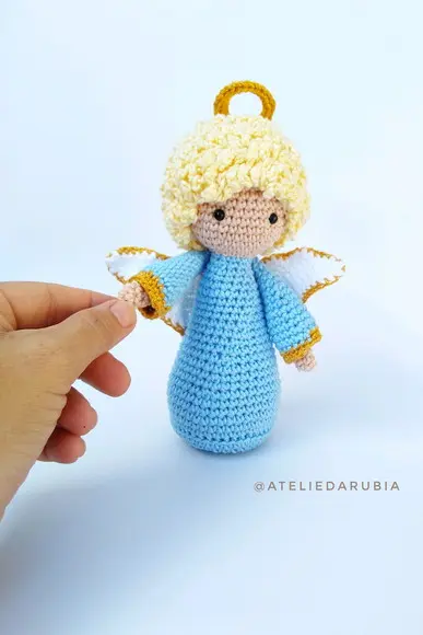 Anjinho da Guarda de crochê Amigurumi