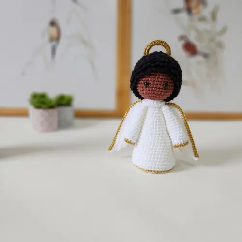 Anjinho da Guarda de Crochê Amigurumi