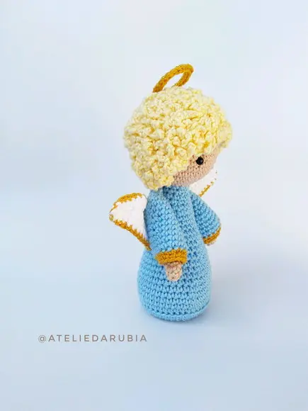 Anjinho da Guarda de crochê Amigurumi