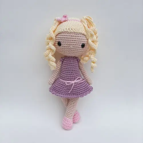 Boneca De Crochê Amigurumi