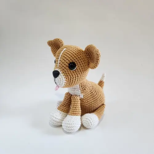 Cachorro Caramelo Amigurumi Crochê