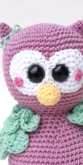 Coruja Amigurumi crochê