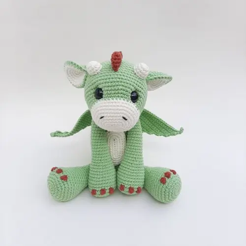 Dragão de Crochê Amigurumi