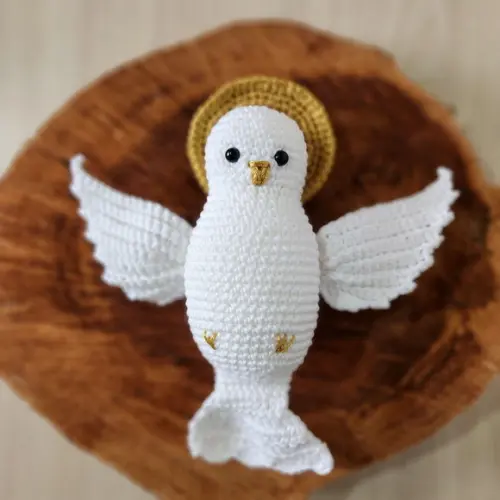 Divino Espírito Santo Amigurumi Crochê