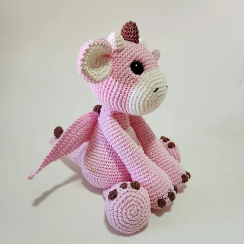 Dragão de Crochê Amigurumi