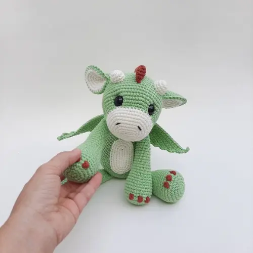 Dragão de Crochê Amigurumi