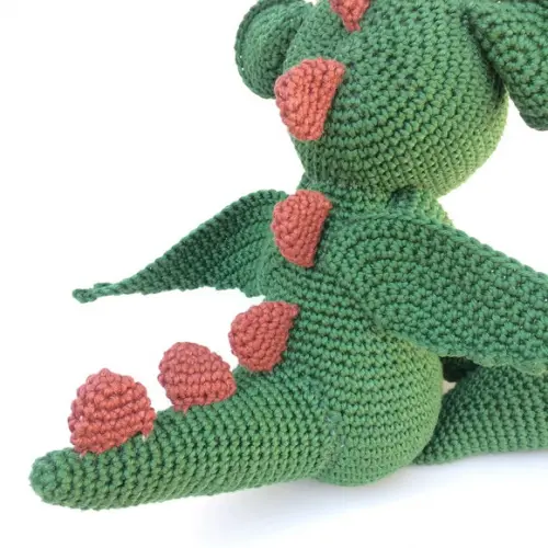 Dragão de Crochê Amigurumi