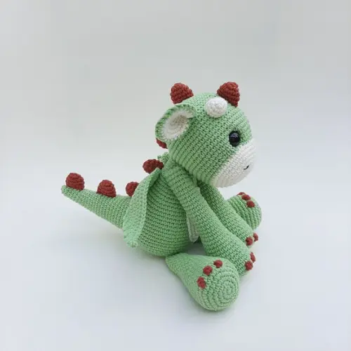 Dragão de Crochê Amigurumi