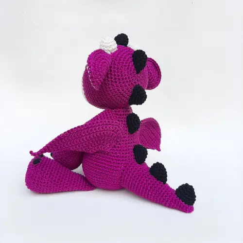 Dragão de Crochê Amigurumi