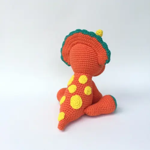 Dupla Dinossauros de Crochê Amigurumi