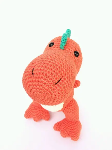 Dupla Dinossauros de Crochê Amigurumi