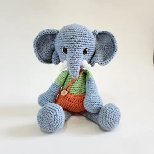 Elefante Amigurumi Crochê