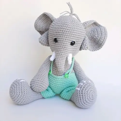 Elefante Crochê Amigurumi Elefantinho