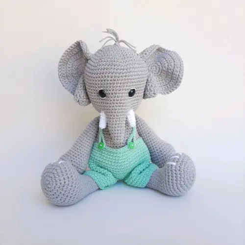 Elefante Crochê Amigurumi Elefantinho