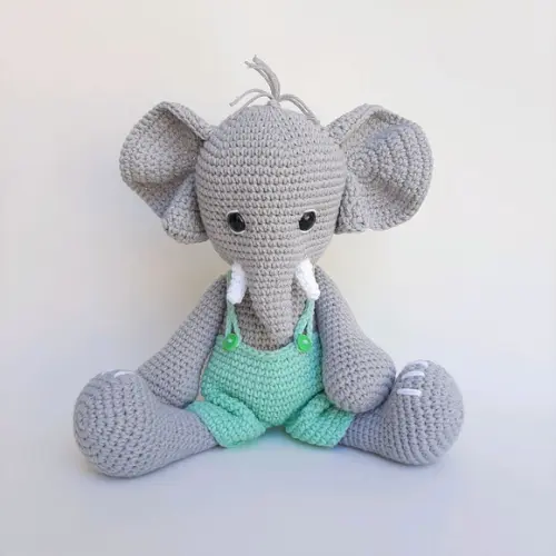 Elefante Crochê Amigurumi Elefantinho