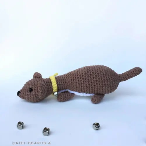 Furão Amigurumi Crochê