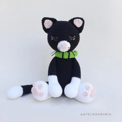 Gato de Crochê Amigurumi