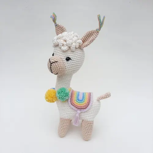 Lhama De Crochê Amigurumi