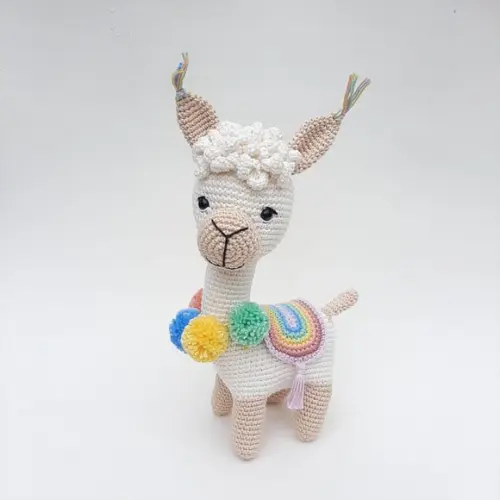 Lhama De Crochê Amigurumi
