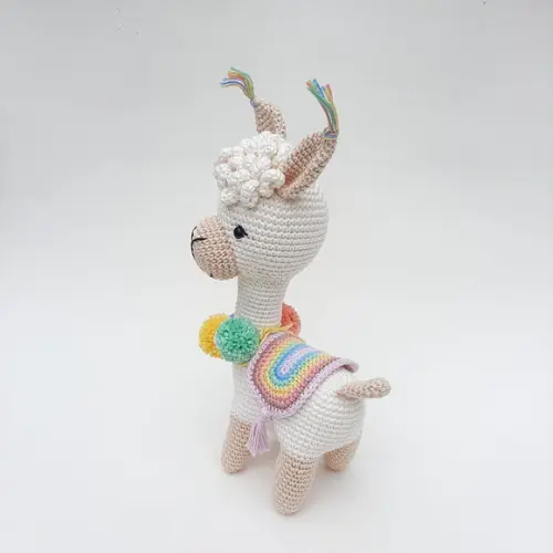 Lhama De Crochê Amigurumi