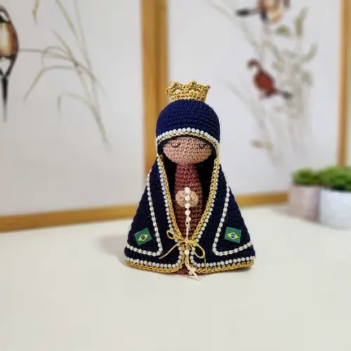 Nossa Senhora Aparecida Crochê Amigurumi