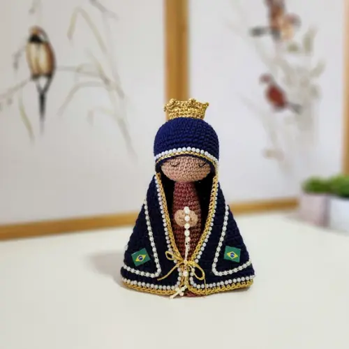 Nossa Senhora Aparecida Crochê Amigurumi