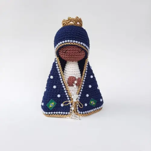 Nossa Senhora Aparecida Crochê Amigurumi