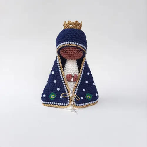 Nossa Senhora Aparecida Crochê Amigurumi