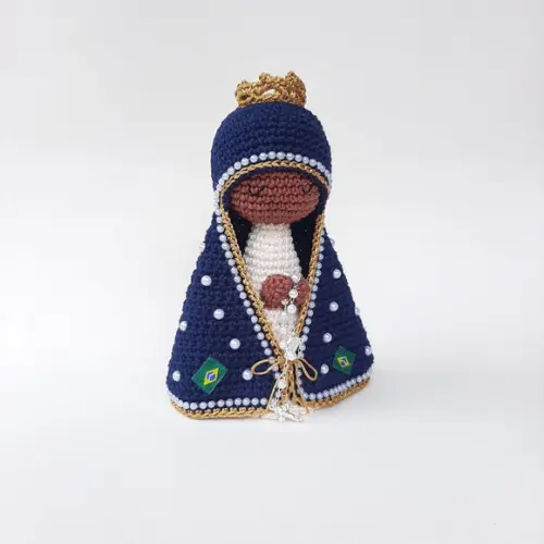 Nossa Senhora Aparecida Crochê Amigurumi