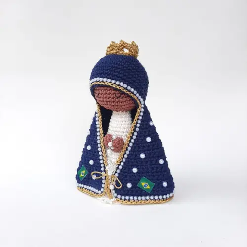 Nossa Senhora Aparecida Crochê Amigurumi