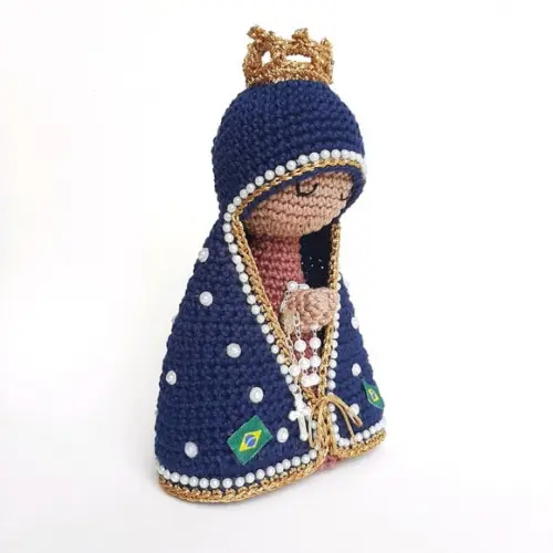 Nossa Senhora Aparecida Crochê Amigurumi