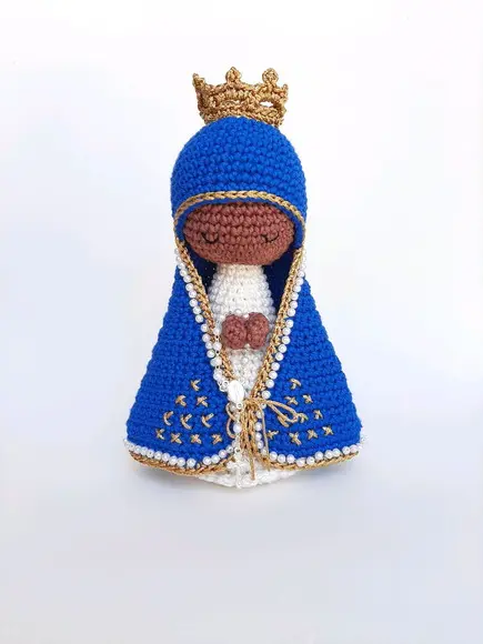 Nossa Senhora Aparecida de Crochê Amigurumi