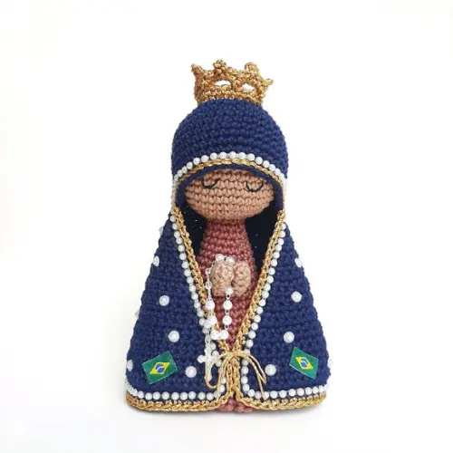 Nossa Senhora Aparecida Crochê Amigurumi