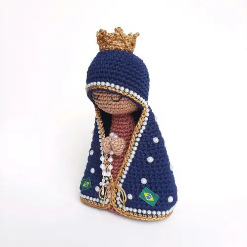 Nossa Senhora Aparecida Crochê Amigurumi