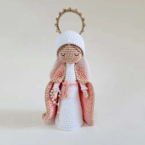 Nossa Senhora das Graças Crochê Amigurumi