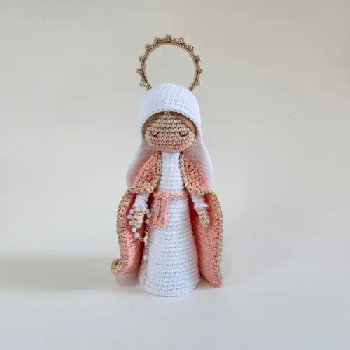 Nossa Senhora das Graças Crochê Amigurumi